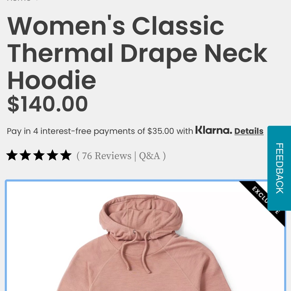 SmartWool Thermal Drape Neck Hoodie. - Picture 3 of 6